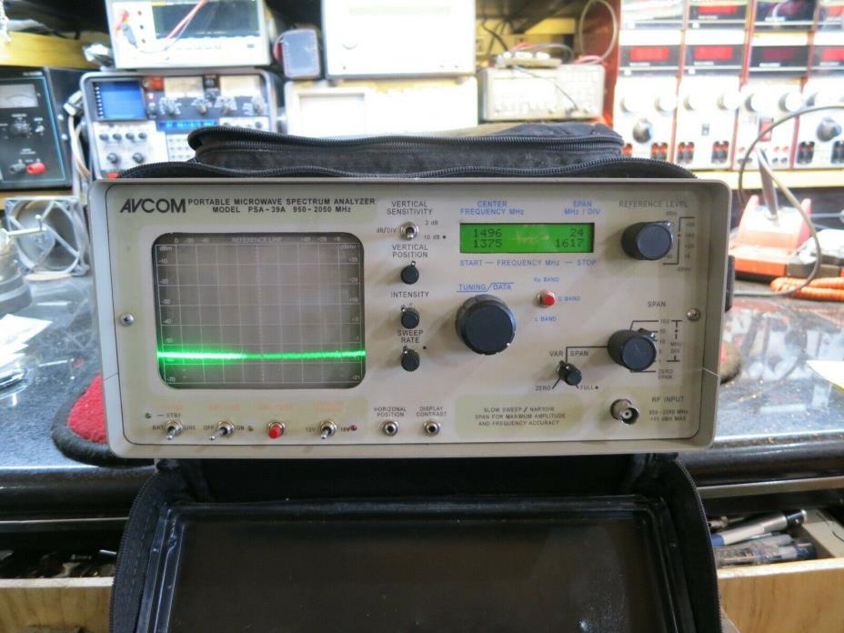 Avcom PSA-39A Spectrum Analyzer 950-2050 MHz