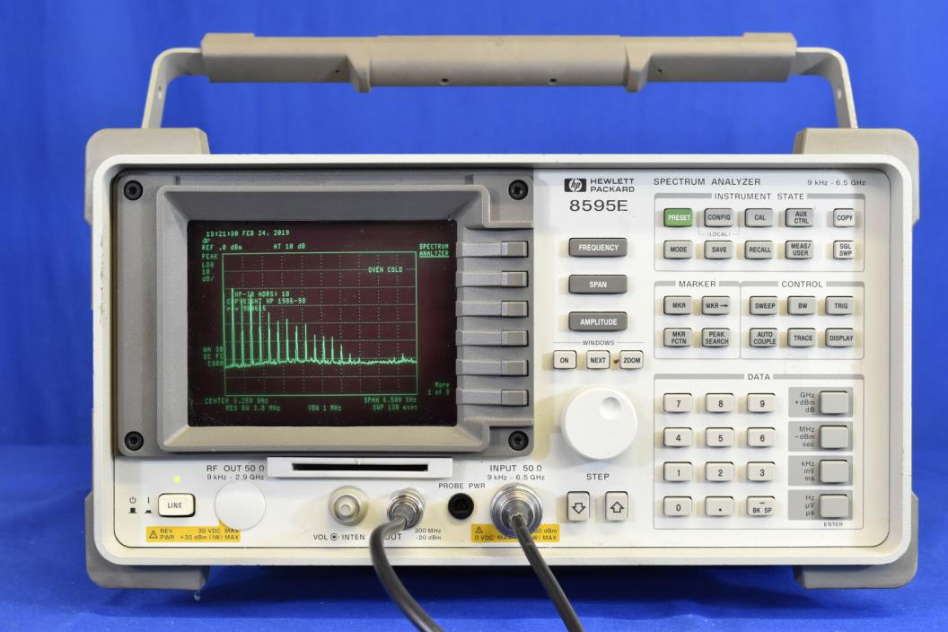 HP 8595E Spectrum Analyzer 9 kHz - 6.5 GHz
