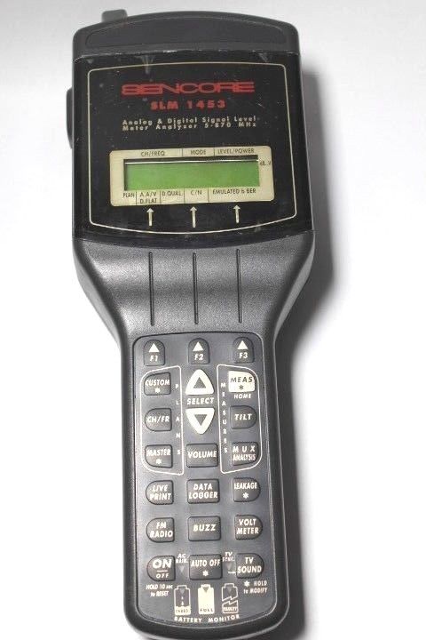 VTG Sencore SLM 1453 I Digital Analog RF Signal Level Meter For Parts