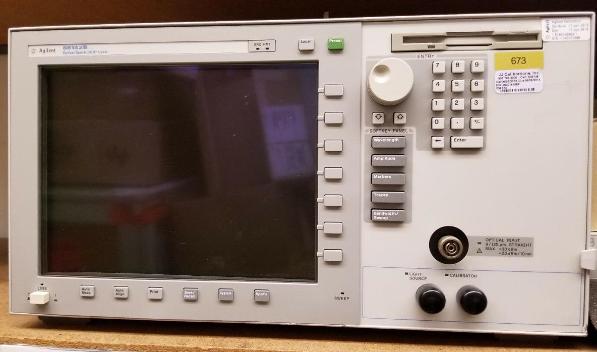 Agilent 86142B High Performance Optical Spectrum Analyzer