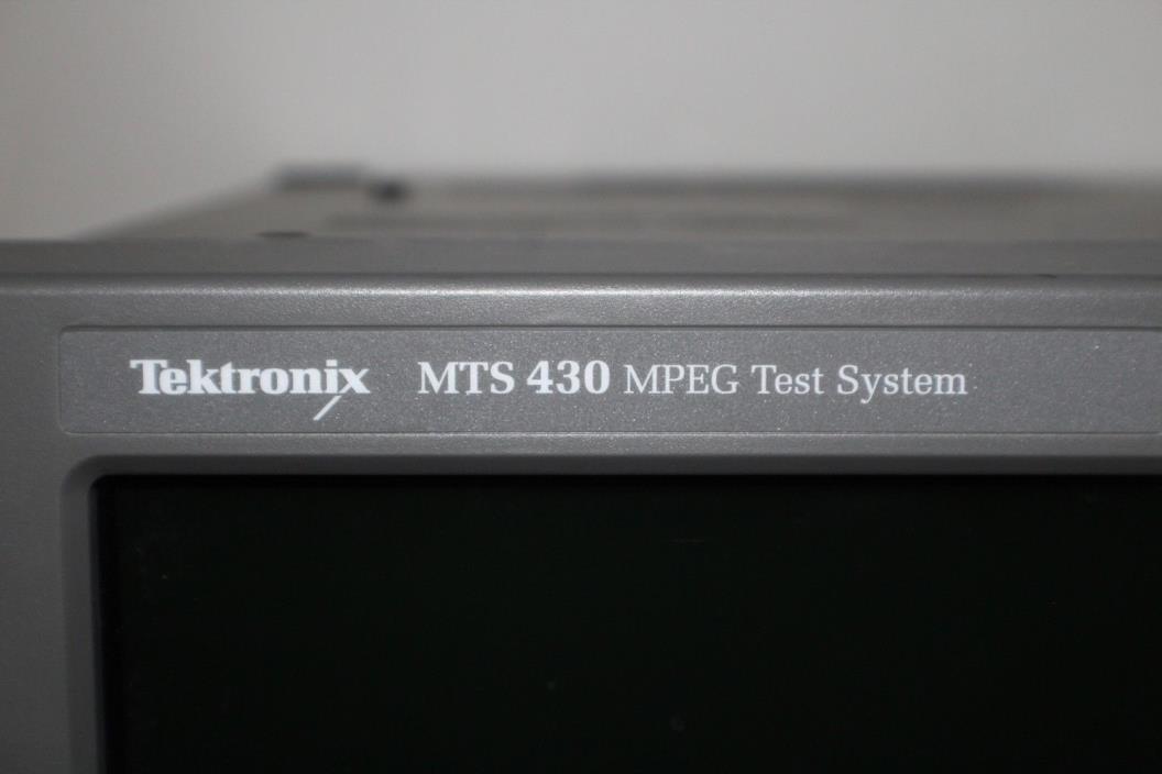 TEKTRONIX MTS430 MPEG TEST SYSTEM Series LT2000 Family MTS400