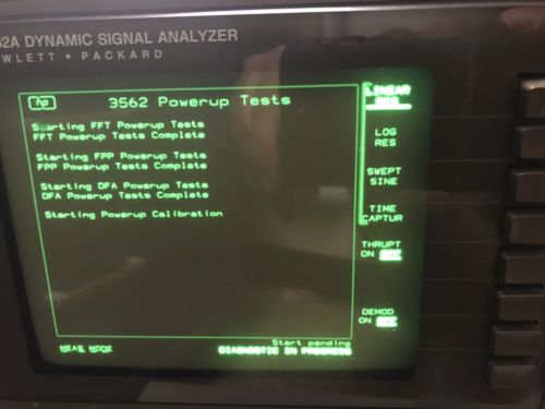 HP 3562A Dual-Channel, Dynamic Signal Analyzer