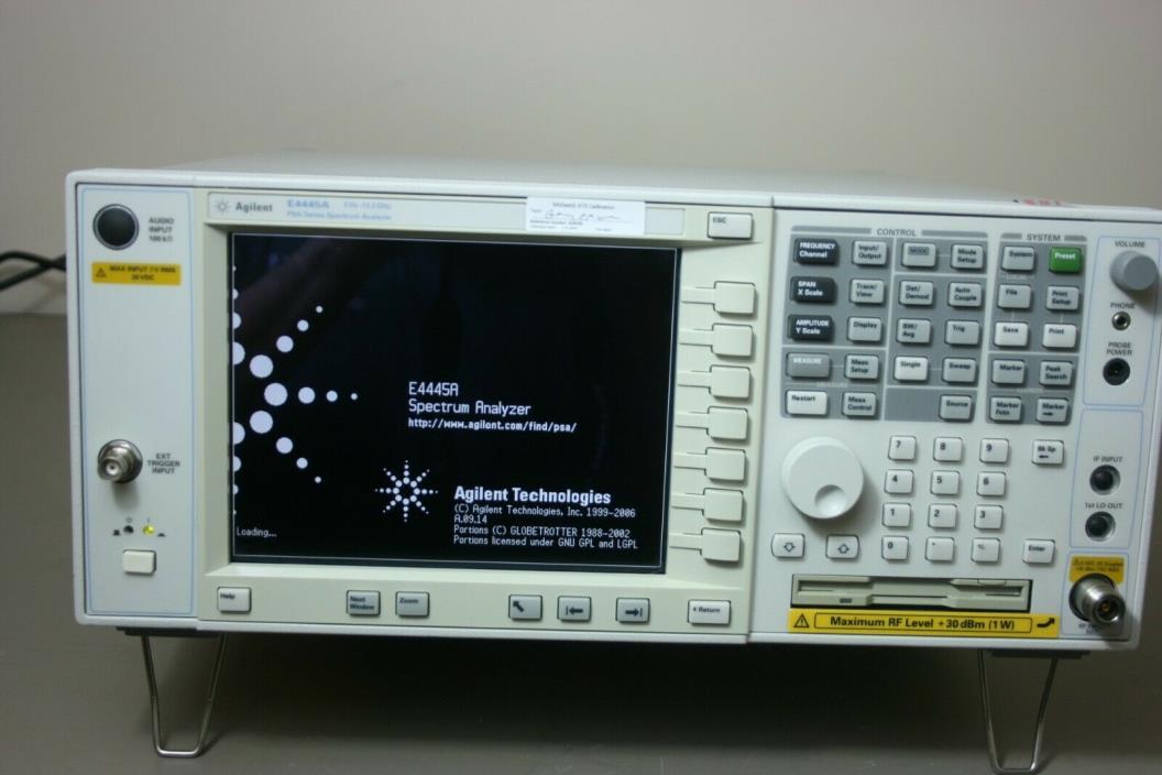 Agilent Keysight E4445A PSA Spectrum Analyzer, 3Hz-13.2Ghz, Calibrated, Warranty
