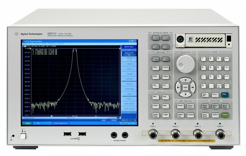 Keysight/Agilent E5071C - RF Network Analyzer 100kHz - 8.5GHz OP02