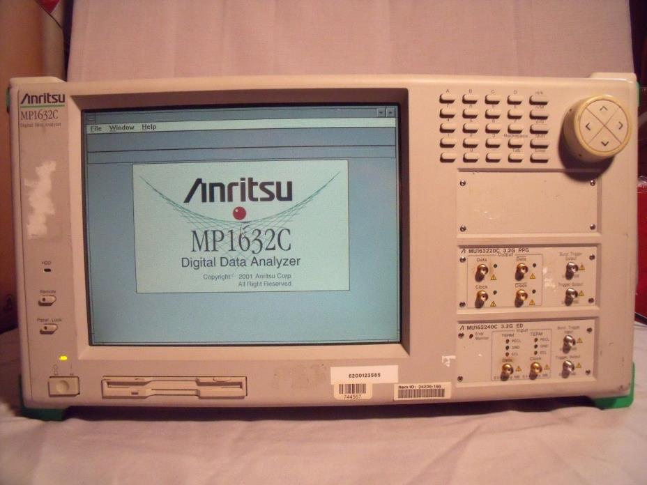 Anritsu MP1632C Digital Data Analyzer 3.2 Gb/s  MU163220C,MU163240C,OPT 03! O1