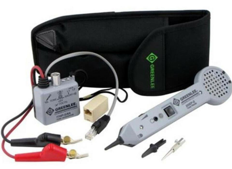 Greenlee Professional 701K-G Tone and Probe Tracing Kit w/ABN Test Clips