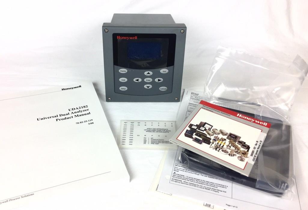 NEW! Honeywell UDA2182-CC1-NN2-NN-N-0E00 Universal Dual Analyzer 120V 50/60HZ