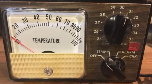 Vintage WESTACH Adjustable Low Temperature Alarm #EC-1 Westberg Mgf /CA,USA
