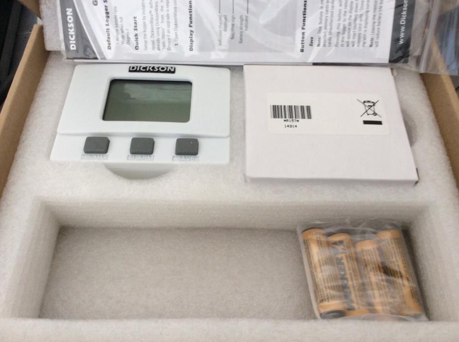Dwyer TM325 Temperature Humidity Daty Logger (missing remote sensor)