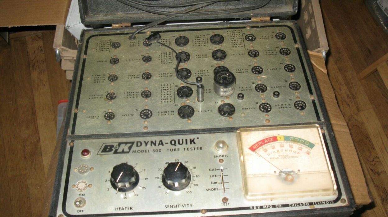 B&K Dyna Quik Tube Tester Model 500