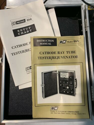 BK Model 466 CRT (Cathode Ray Tube) Tester and Rejuvenator