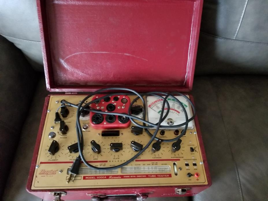 Hickok 6000a tube tester in working condition