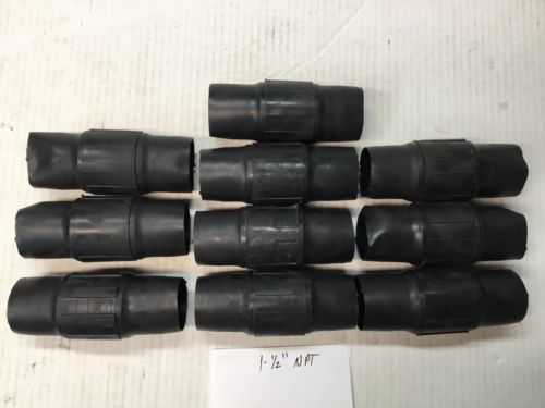 Lot Of (10) OCAL T&B PVC COATED 1-1/2” COUPLING  Collar