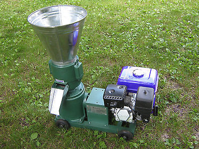 7.5hp gas power Pellet Mill with electric start. USA In Stock. Free Shipping!