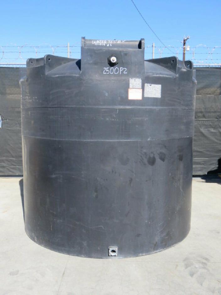 2500 gallon water tank green polyethylene