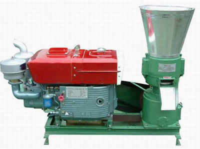 15hp Diesel powered Pellet Mill w/electric start. USA In Stock. Free Shipping!
