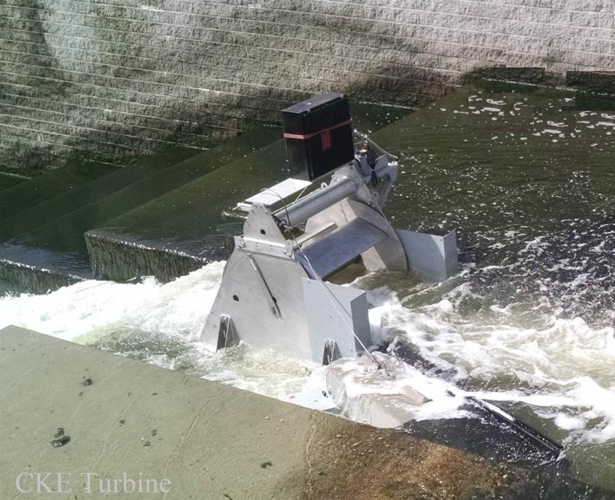 Hydroelectric Turbine Hi-Efficiency for Tide, Shallow River, Industrial Run-off