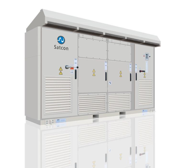 Satcon PowerGate Plus 500KW Utility Scale Solar Panel Array Inverter PVS-500