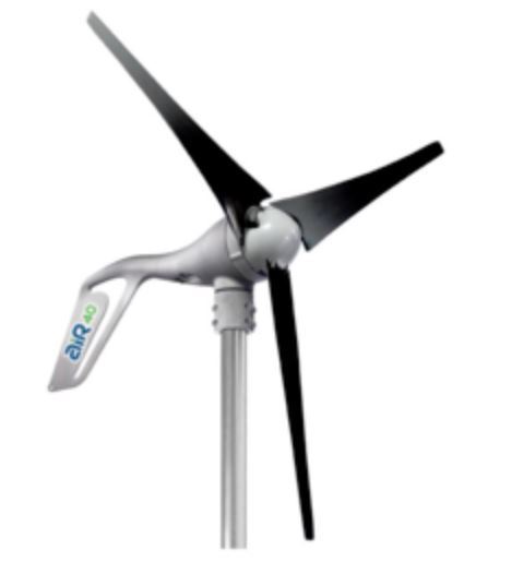 PRIMUS WINDPOWER 1-AR40-10-12 12 VOLT DC WIND TURBINE KIT w/BUILT-IN REGULATOR