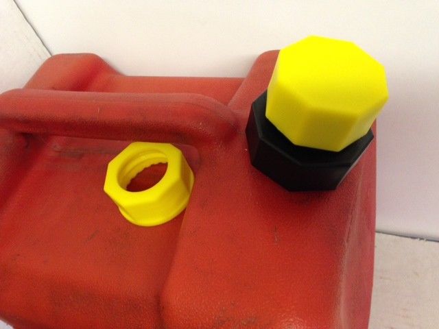 EZ POUR CHILTON ADAPTER AND SOLID YELLOW CAP