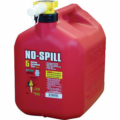 No-Spill One Button - 5-Gallon Gasoline Can