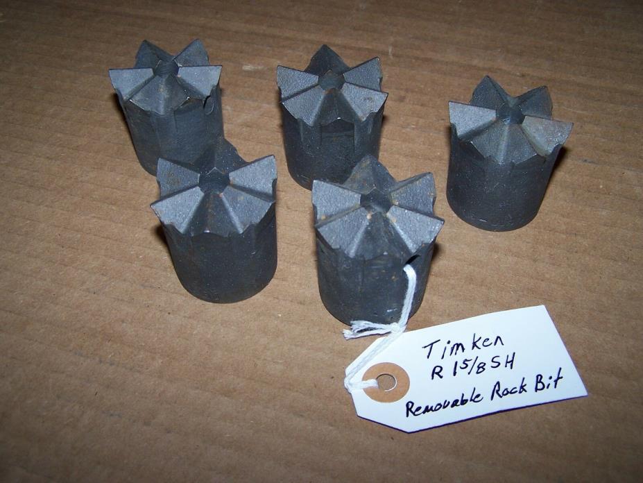 Timken R 1 5/8 SH rock bits (lot of 5)