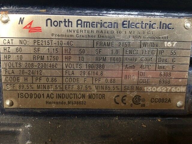 North American Electric Inc. 10 HP