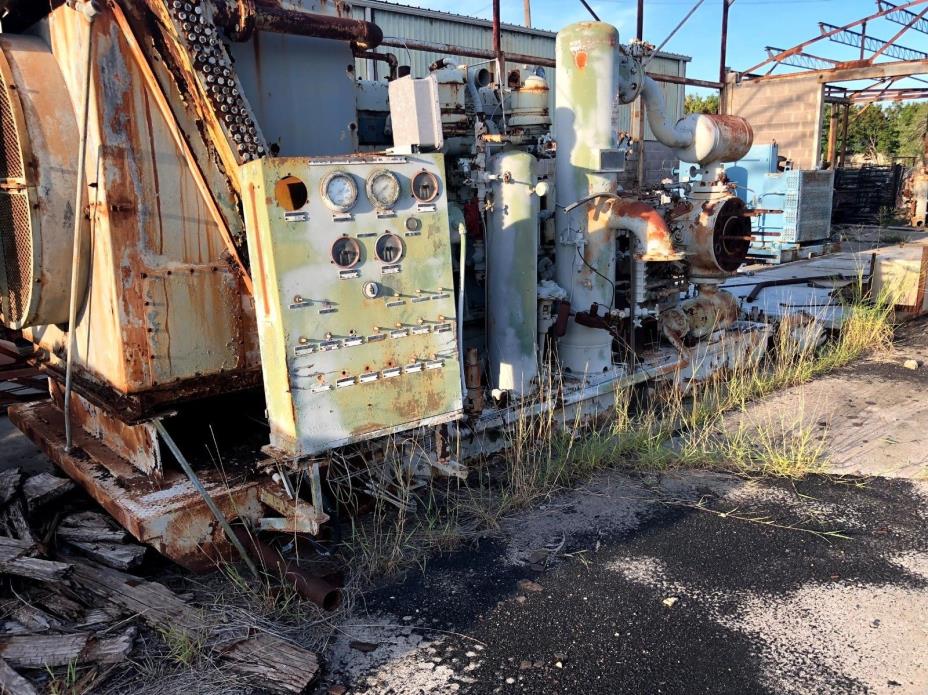 2 Stage Ingersoll-Rand w/ 6 Cylinder Waukesha Engine