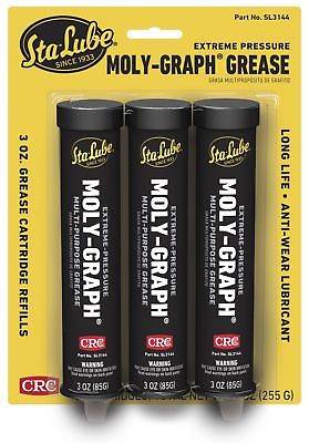 CRC SL3144 Moly-Graph Extreme Pressure Multi-Purpose Lithium Grease, 3 Oz