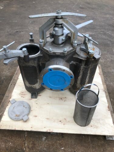 6 Inch Duplex Strainer Stainless Steel 150 LB FLG Eaton Never Used