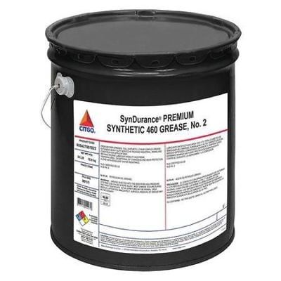 CITGO 655427001022 Grease, Synthetic 460, Green, 35 lb.