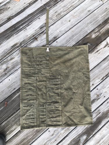 VINTAGE BELL SYSTEM CANVAS TOOL BAG WRAP ,.Rare,  Military Army Marines Green
