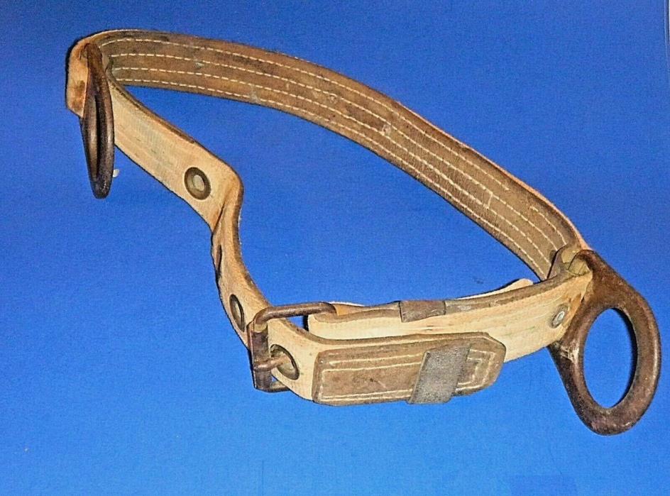 Vintage KLEIN-BUHRKE Body Belt model 5442-S - Logger / Lumberjack - 