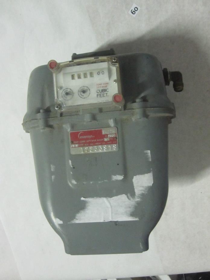 Invensys Vapor Residential Diaphragm Meter S-275