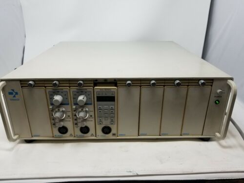 Gould Instruments 6600 8 Channel Amplifier Chassis with 2 Transudcers cda