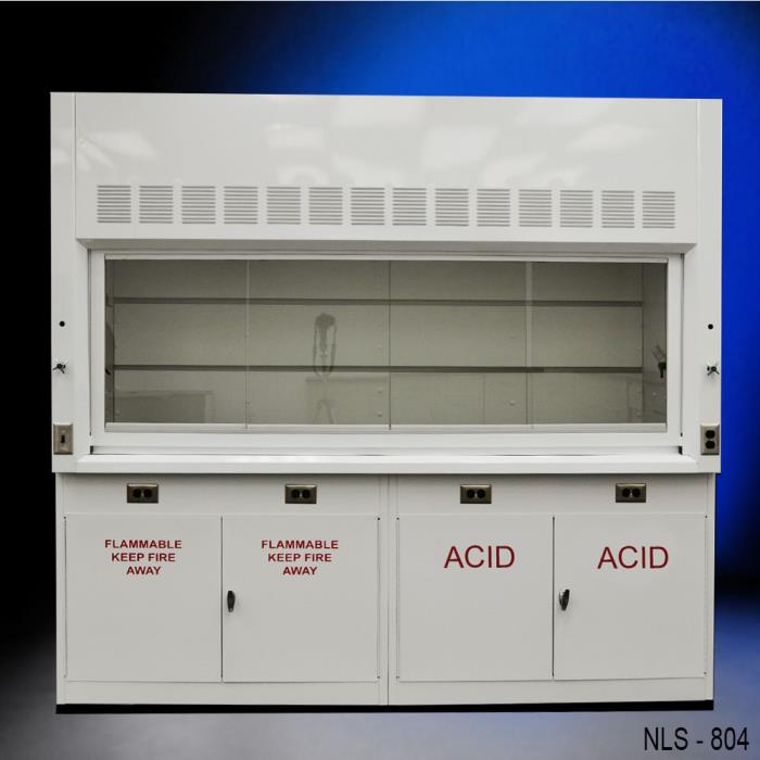 Chemical  EIGHT FOOT Laboratory Fume Hood NEW W/ FLAMMABLE & ACID  IN STOCK