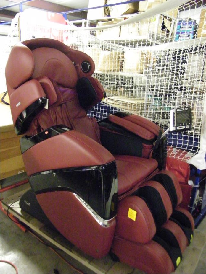 OS-3D burgandy Osaki Pro Cyber 2.0 3D Zero Gravity Massage Chair Recliner