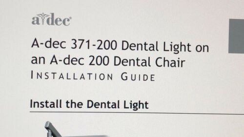 A-dec 371-200 Dental Chair Light