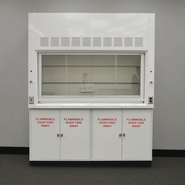 6' Fume Hood w/ Two Flammable Storage Cabinets Dual Sash New / Lab Fume Hood