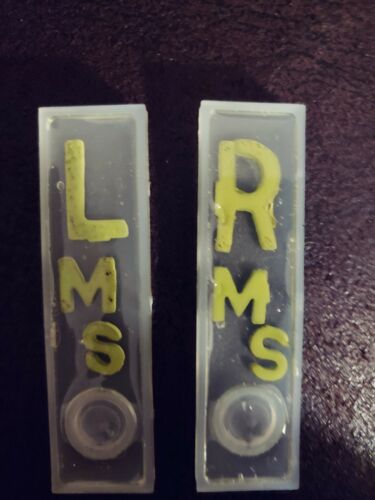 Xray Markers With Lead Balls Initials MS Only!!
