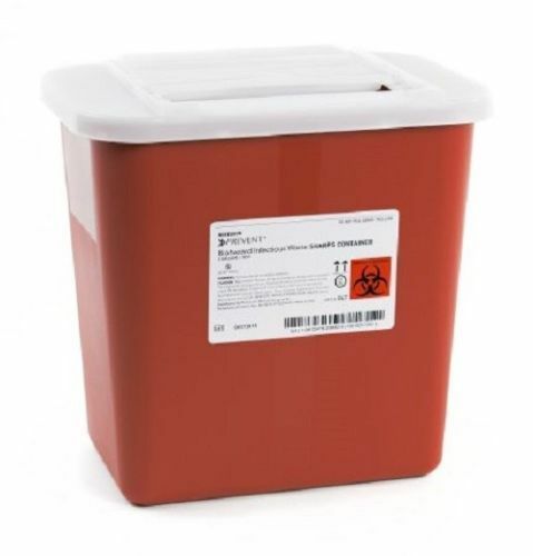 (LOT OF 10) 2 Gallon McKesson Needle Disposal Container Lid tattoo Sharps