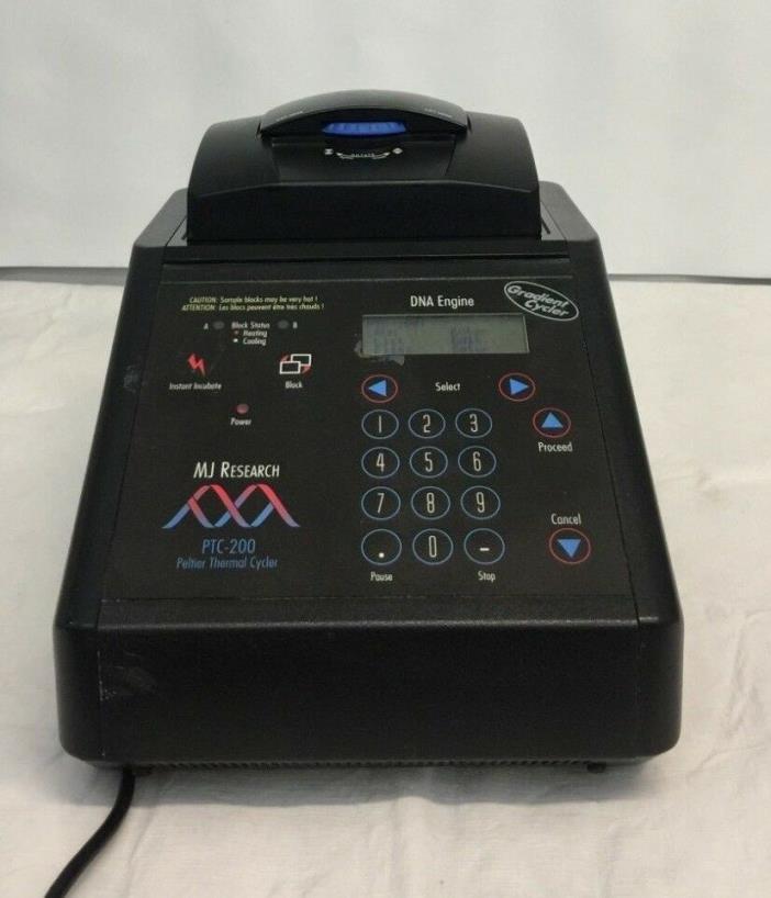 MJ Research PTC-200 Peltier Thermal Cycler Gradient w/ 96 well Alpha Block