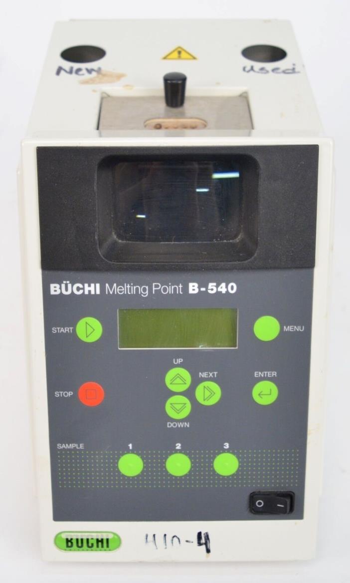 Büchi B-540 Laboratory Melting Point Apparatus Analysis 110VAC 400°C Max Buchi
