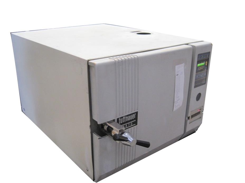 Tuttnauer 3870 Autoclave Steam Sterilizer System Tabletop Chamber Printer 3870EP