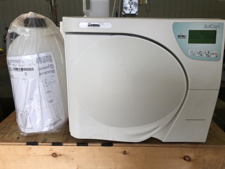 SCICAN Bravo 21v 110v SciCan Autoclave -1 YEAR WARRANTY - new parts listed below