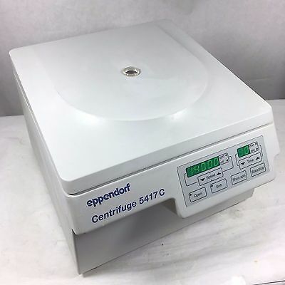 Eppendorf 5417C Centrifuge w/ F45-30-11 Rotor & Lid, Working Microcentrifuge