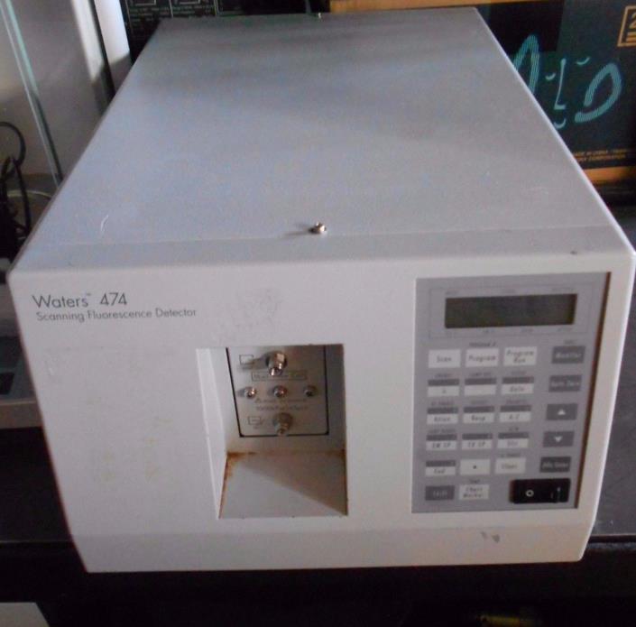Waters 474 Chromatography HPLC Scanning Fluorescence Detector Works Nice & Clean