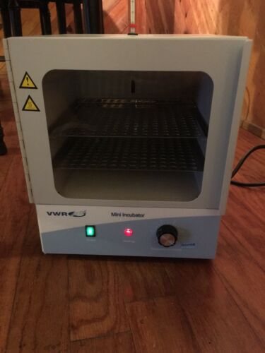 VWR Mini Personal Compact Counter-Top Incubator 115v 2-shelf w/thermometer