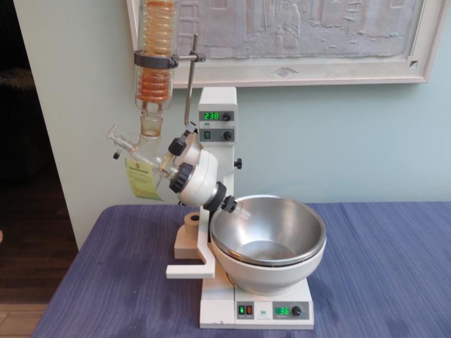 Buchi  rotavapor rotary evaporator R-124 with B-481 water bath and condenser