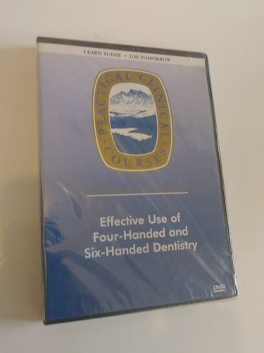 PCC Basics Effective Use of 4 and 6 handed dentistry CE DVDs